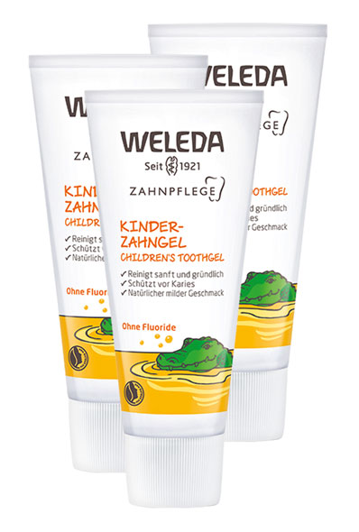 3er Pack Weleda Kinder-Zahngel, 50 ml