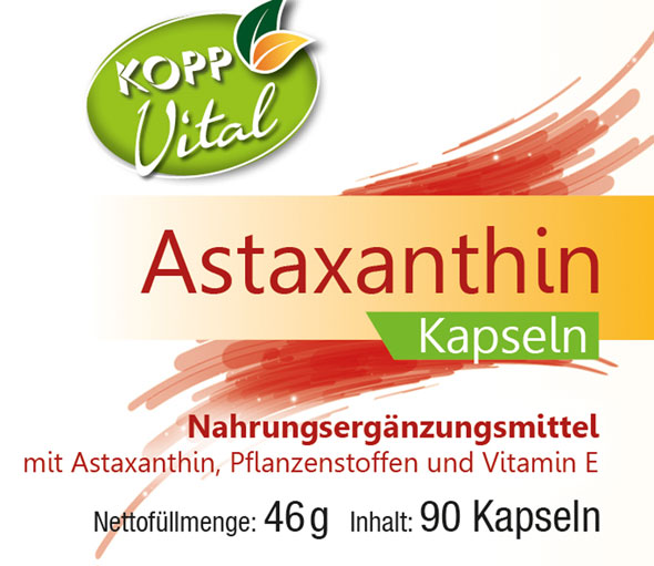 Kopp Vital ®  Astaxanthin Kapseln - vegan01