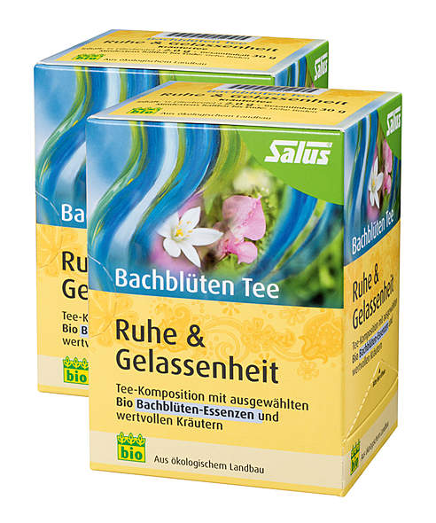 2er Pack Salus Bachblüten Tee Ruhe & Gelassenheit - Bio
