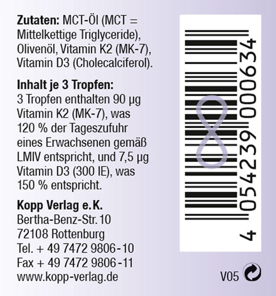Kopp Vital ®  Vitamin K2 + D3 Tropfen03