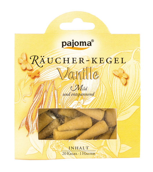 Pajoma Räucher-Kegel Vanille