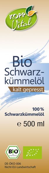Kopp Vital Bio Schwarzkümmelöl - vegan01