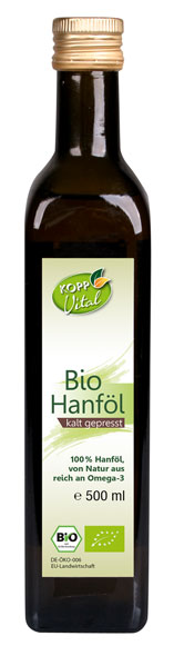 Kopp Vital Bio Hanföl - vegan