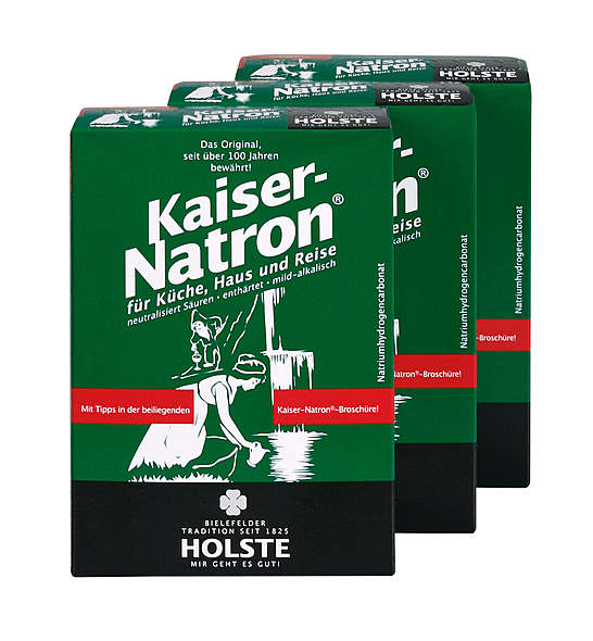 3er-Pack Holste Kaiser-Natron® Pulver - 3 × 250 g