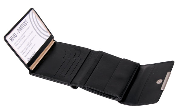 Esquire RFID Damen-Geldbörse - schwarz 12 × 11 cm03