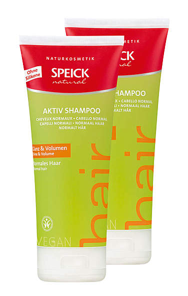 2er Pack Speick Natural Aktiv Shampoo Glanz & Volumen - je 200ml