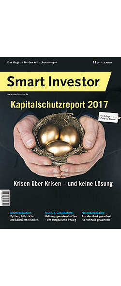 Smart Investor Ausgabe 11/2017 Smart Investor Ausgabe 11/2017