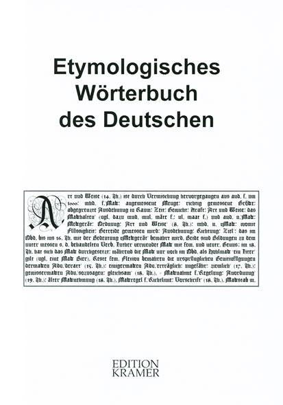 Etymologisches Wörterbuch des Deutschen