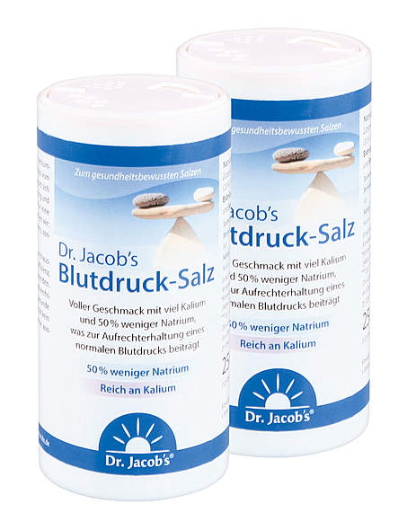 2er Pack Dr. Jacobs Basisches Blutdruck-Salz