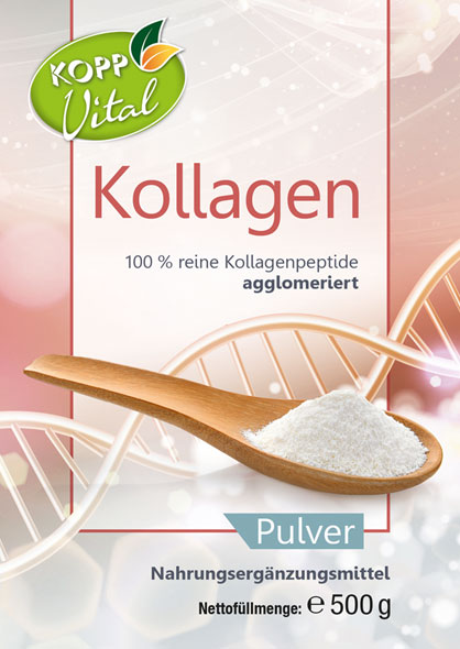 Kopp Vital ®  Kollagen Pulver / zertifizierte Weidehaltung / Kollagenhydrosat / Kollagenpeptid01
