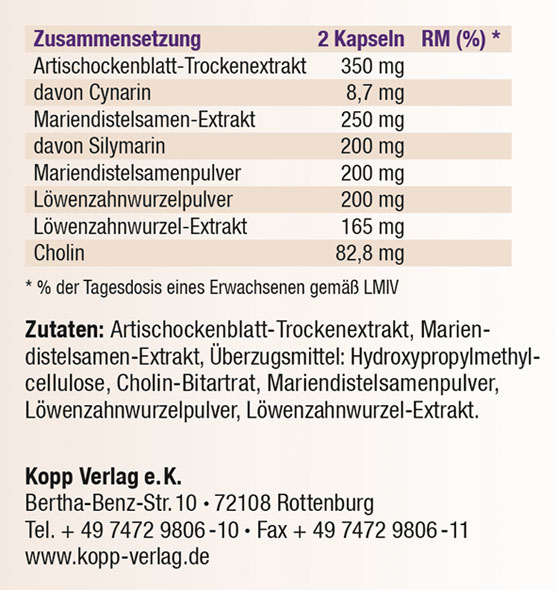 Kopp Vital Leber-Formula Kapseln02