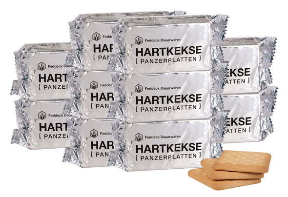 10er-Pack BW-Hartkeks (Panzerplatten) - 10 x 125 g