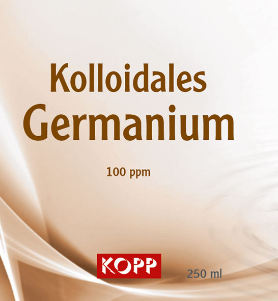Kolloidales Germanium - Konzentration 100 ppm - 250 ml01