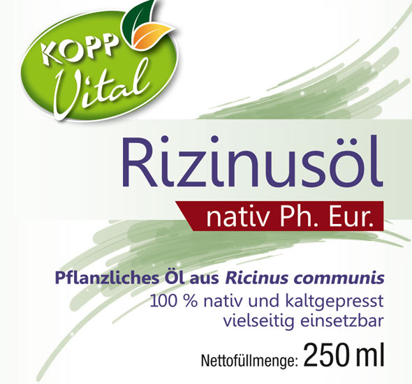 Kopp Vital ®  Rizinusöl nativ Ph. Eur. - 250 ml / Premium Qualität / kaltgepresst / frei von Alkaloiden / ohne chemisch02