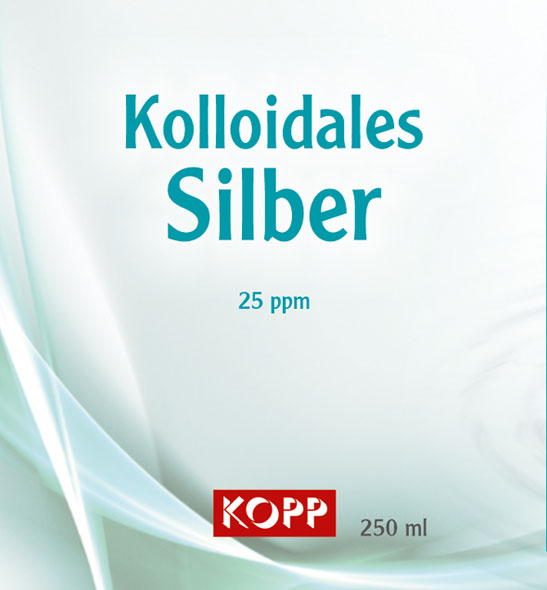 Kolloidales Silber Konzentration 25 ppm / 250 ml / 500 ml / Laborqualität01