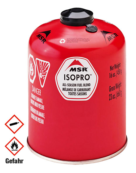 MSR® IsoPro Gaskartusche - 450 g