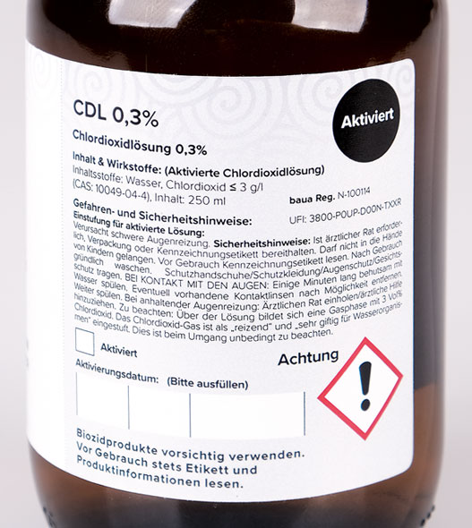 OSA VITA® CDL 0,3 % inklusive Pipette / Chlordioxid / 3000 ppm / Trinkwasserdesinfektion05