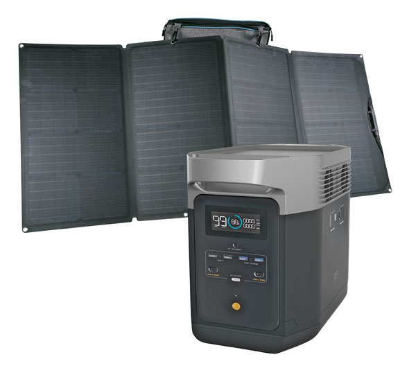 EcoFlow DELTA Max Powerstation 2016 Wh mit Solarpanel 400 W