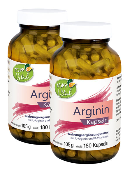 Kopp Vital   Arginin / 490 mg / 180 Kapseln