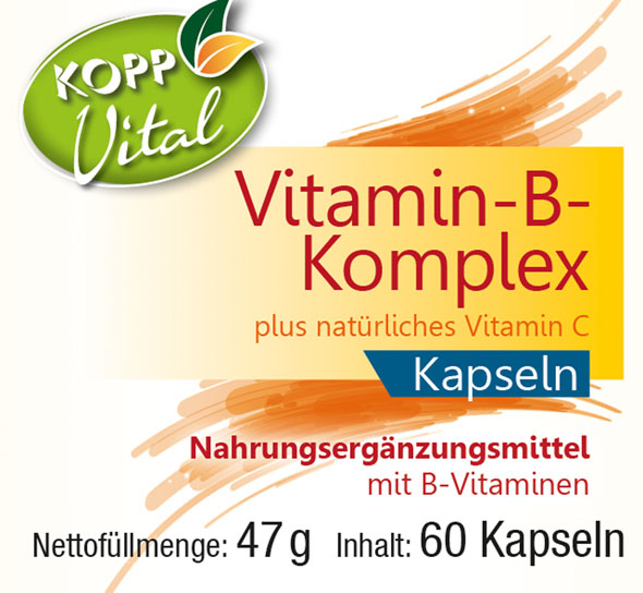 Kopp Vital ®  Vitamin-B-Komplex Kapseln - vegan01