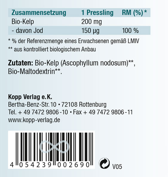 Kopp Vital ®  Jod aus Bio-Kelp Presslinge02