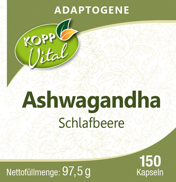 Kopp Vital ®  Adaptogen Ashwagandha (Schlafbeere) Kapseln01