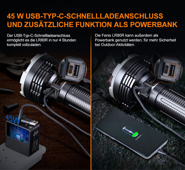 Fenix LR80R LED-Suchscheinwerfer - Mängelartikel04