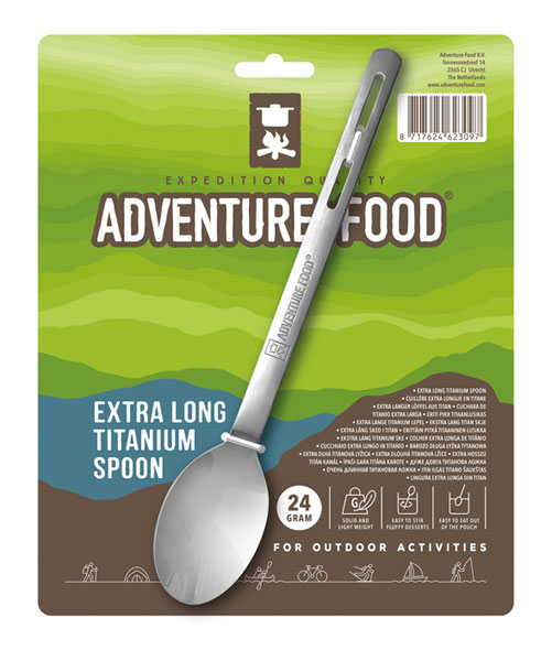 Adventure Food ® Titanlöffel extra lang