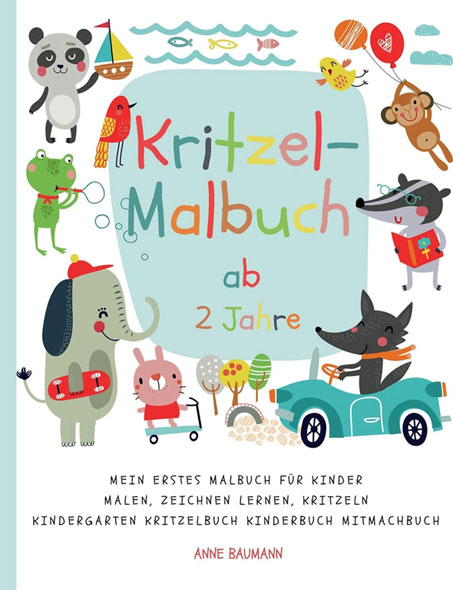 Kritzel-Malbuch ab 2 Jahre - Schnäppchen Bücher Schnäppchen - Kopp Verlag