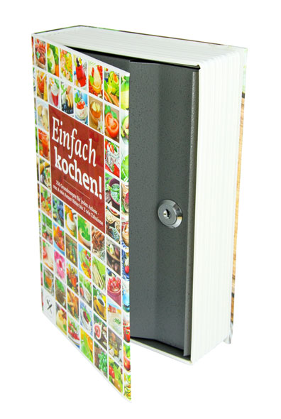 Safe Kochbuch mit Zahlenschloss - Mängelartikel