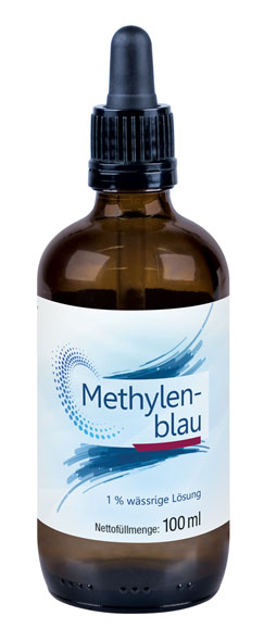 Methylenblau 1 % / mindestens 99,8 % rein / frei von Schwermetallen / Kopp Verlag