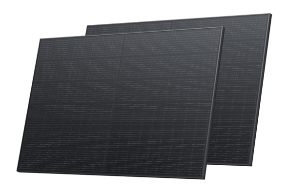 2 x EcoFlow 400-Watt-Rigid-Solarpanel-Combo / äußerst langlebig und wasserdicht gemäß IP68