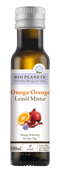 Bio Planète Omega Orange Leinöl-Mixtur