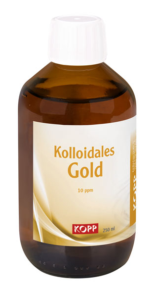 Kolloidales Gold Konzentration 10 ppm