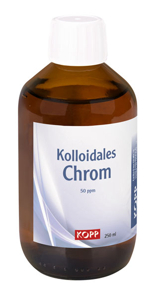 Kolloidales Chrom Konzentration 50 ppm - 250 ml