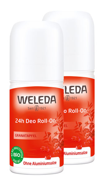 2er Pack Weleda Granatapfel 24h Deo Roll-On