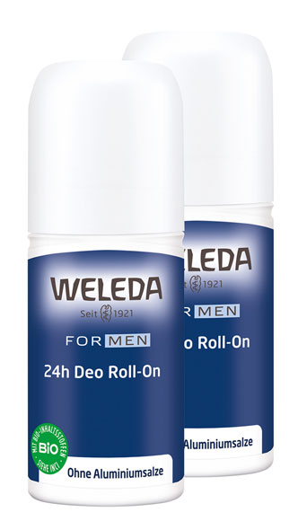 2er-Pack Weleda For Men 24 h Deo Roll-On