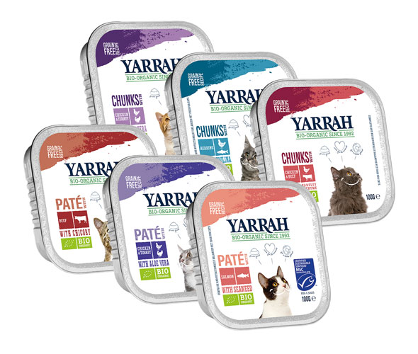 Yarrah Probier-Set Bio-Katzenfutter
