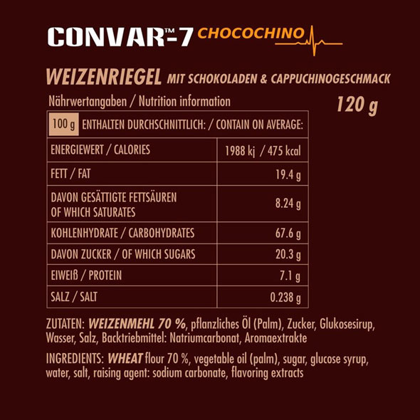 12er Pack Convar-7 High Energy Bar - Chocochino03