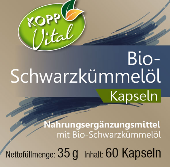 Kopp Vital ®  Bio-Schwarzkümmelöl Kapseln01
