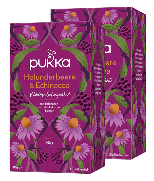 2er-Pack Pukka Bio-Wohlige Geborgenheit Kräutertee, Beutel, 2 x 20 x 2 g