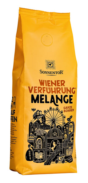 Sonnentor Kaffee »Wiener Verführung« Melange ganze Bohnen - 500 g