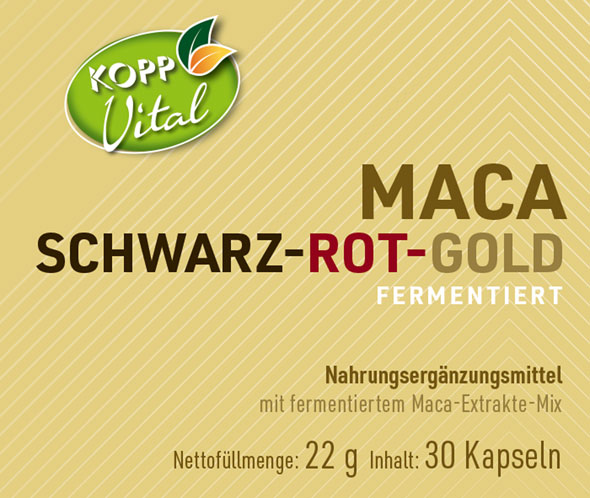 Kopp Vital   Maca Schwarz-Rot-Gold fermentiert01