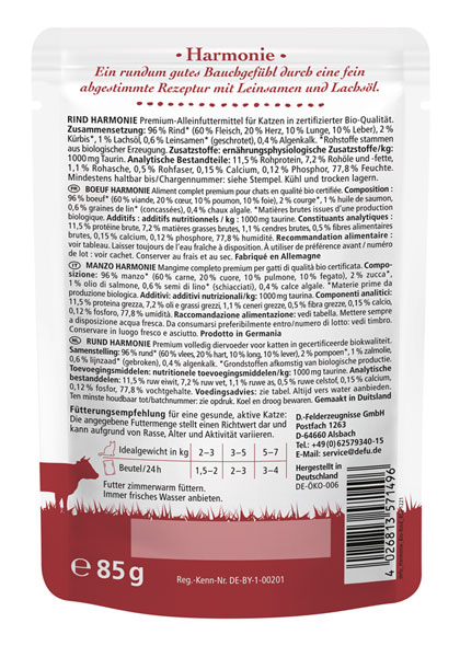 12er-Pack Defu Bio-Rind �Harmonie� f�r Katzen02