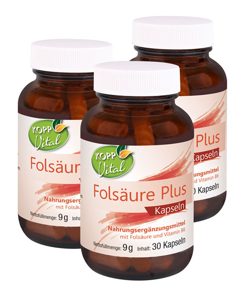 Kopp Vital   Folsure Plus Kapseln mit Vitamin B6 hochdosiert