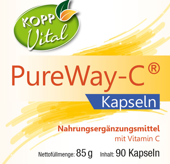 Kopp Vital   PureWay-C   Kapseln / 750 mg Vitamin C / Hochdosiert / Schnelle Resorption / Vegan01