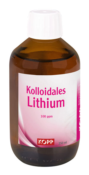 Kolloidales Lithium Konzentration 100 ppm - 250 ml