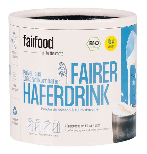 6er-Pack Fairfood Bio-Haferdrinkpulver