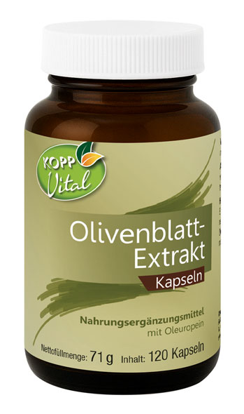 Kopp Vital   Olivenblatt-Extrakt / 400 mg / 120 Kapseln