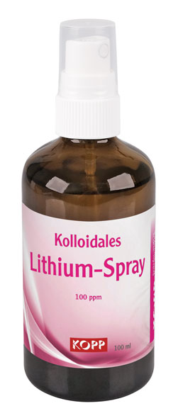 Kolloidales Lithium-Spray Konzentration 100 ppm